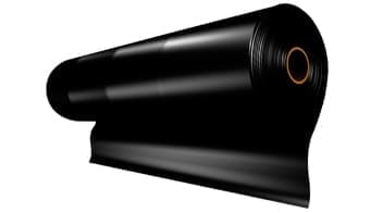 Rollo de plástico negro de 80 kgs / 6 m de ancho / calibre 600 (88 metros por rollo) (IVA 16%)