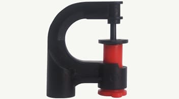 Pulverizador de largo alcance (microjet) de 130 litros por hora boquilla roja (IVA 0%)
