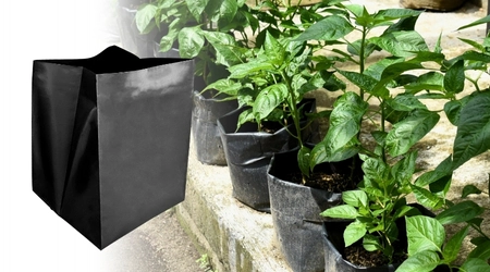 Bolsa negra para Plantas de 40×40 por Kilogramo Cal 400