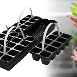 Charola germinadora con agarraderas transportadoras (40 cavs)