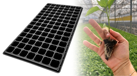 Charola de germinación de 98 Cavidades
