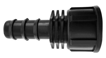 Conexión Hembra de Manguera o Poliducto de 20 mm a 1/2 pulgada