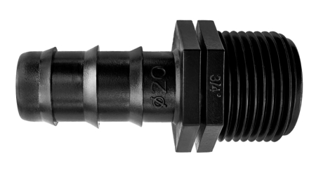 Conexión Tipo Macho de 20mm A 3/4 de pulgada