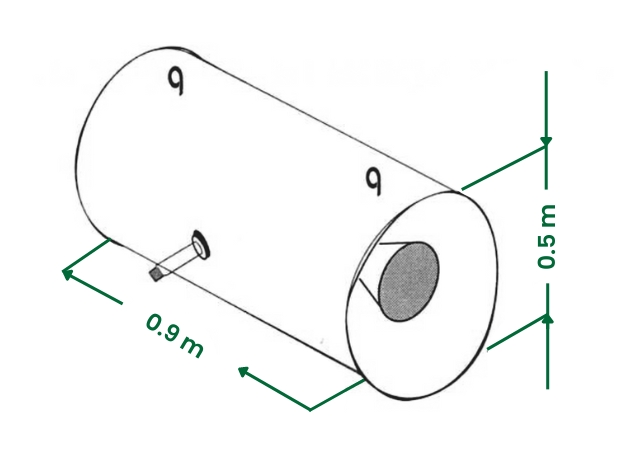 Medidas Calefactor Centinela 250,000 BTU