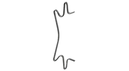 Gancho para tutoreo en invernadero / acero galvanizado 18 cm