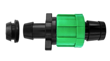 Inicial con Goma y Rosquilla para Cinta de Riego de 17 mm