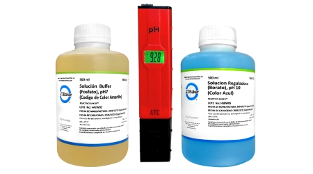 kit de medición pH para hidroponía