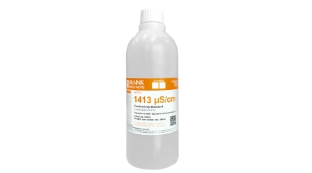 Solución de calibración EC 1413 µS/cm 500 ml para medidores