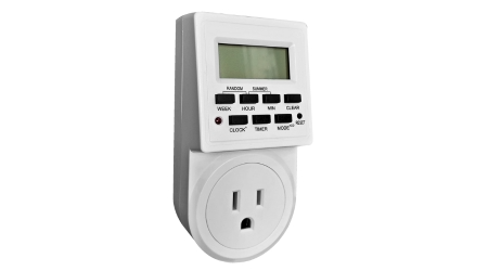 Timer Digital de 20 Tiempos y 15 Amperes