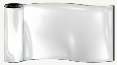 Imagen de plástico blanco 