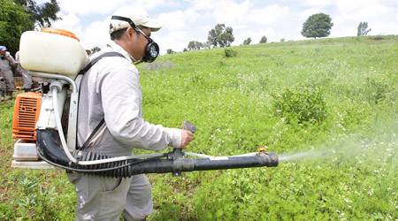 Fumigadora agrícola para control de problemas fitosanitarios 