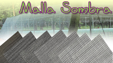 diferentes porcentajes de malla sombra monofilamento
