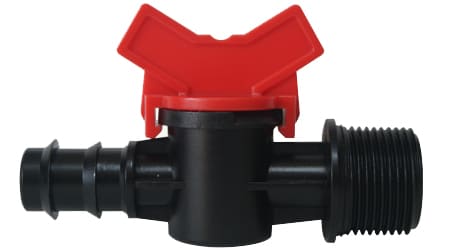 conexiones para manguera y mini válvula tipo macho