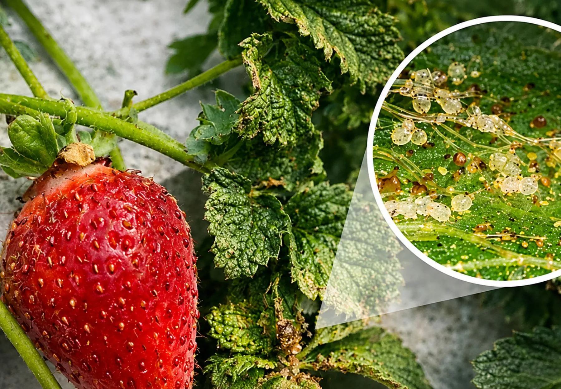 Plagas en el cultivo de fresa: Identificación y control