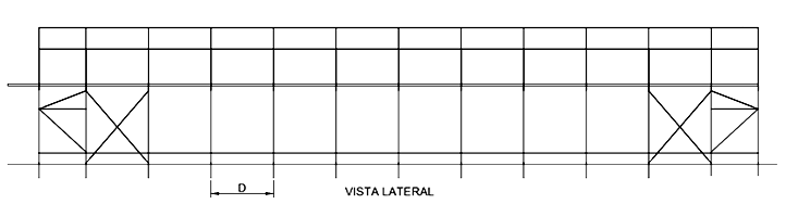 esquema vista lateral invernadero cenital