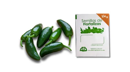 Semilla de Chile Jalapeño Variedad Jalapeño M- Mini Sobre 1/4 g