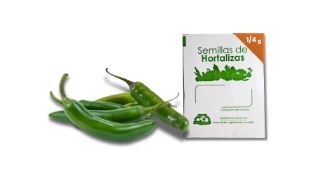 Semilla de Chile Serrano Var Tampiqueño 74 – Mini Sobre 1/4 g