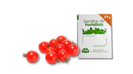 Semilla de Jitomate Cherry Var Large Red Cherry – Mini Sobre 1/4 g